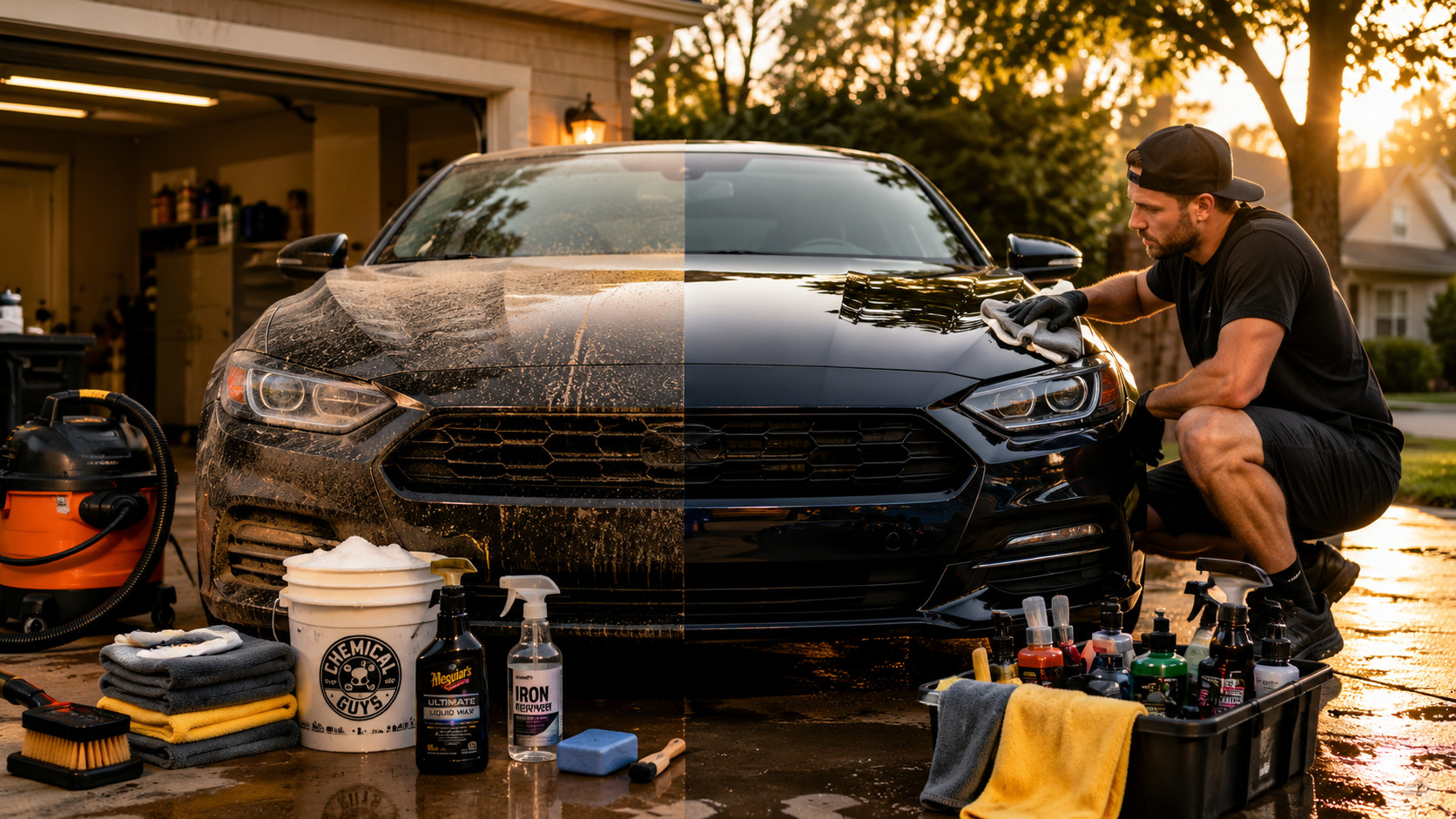 How to Detail Your Car at Home Using a Kit